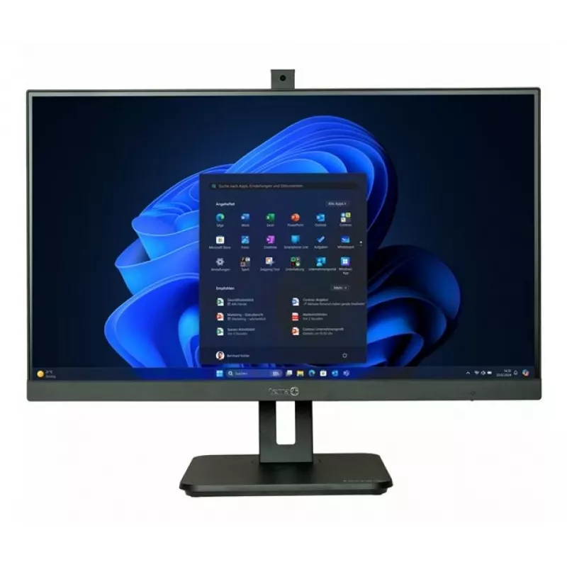TERRA 1000035 PC/Estação de trabalho All-in-One Intel® Core™ i5 i5-14500 68,6 cm (27 polegadas) 1920 x 1080 Pixel 16 GB DDR5-SDRAM 1 TB SSD Windows 11 Pro Wi-Fi 6 (802.11ax) Preto