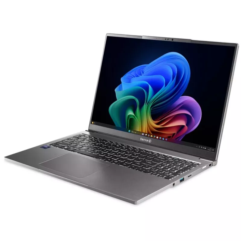 TERRA Mobile 1671L Copilot+ PC Intel Core Ultra 7 258V Portátil 40,6 cm (16 polegadas) WQXGA 32 GB DDR5-SDRAM 1 TB SSD Wi-Fi 7 (802.11be) Windows 11 Pro Alemão Cinzento