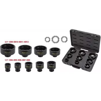 Conjunto de chaves de caixa KS Tools 450.5020 — 9 chaves de caixa, peso 7,82 kg