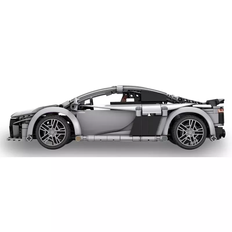 Jamara CaDA Audi R8 Coupé 1:14 cinzento, conjunto de blocos RC 2,4 GHz