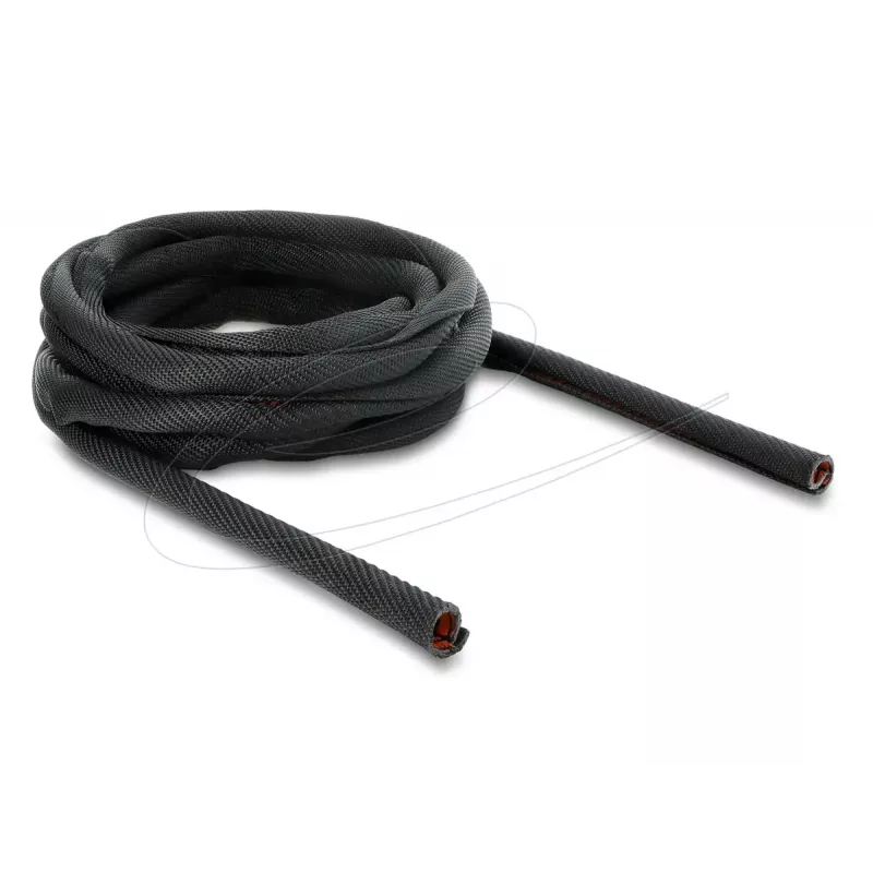 Manga de proteção de cabos autoencerrante de camada dupla DELOCK 5 m × 16 mm, preto