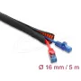 Manga de proteção de cabos autoencerrante de camada dupla DELOCK 5 m × 16 mm, preto
