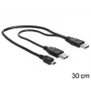 Cabo USB DeLOCK 83178 USB 2.0 0,3 m 2 x USB A preto