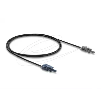 Adaptador de fibra ótica DELOCK 90998 cabo multimodo POF 100 cm preto/cinzento