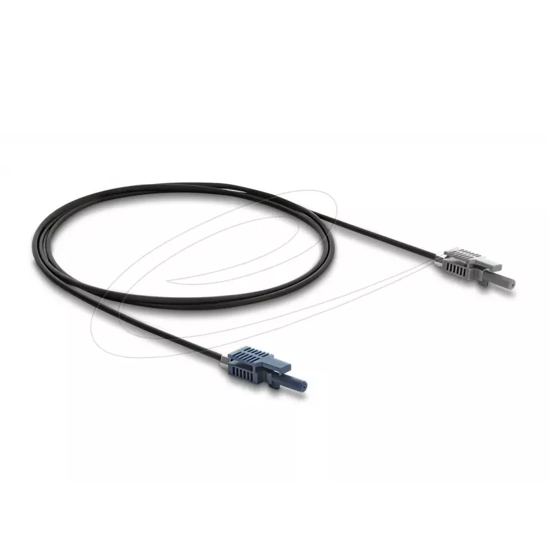 Adaptador de fibra ótica DELOCK 90998 cabo multimodo POF 100 cm preto/cinzento