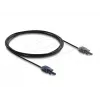 Cabo de fibra ótica DELOCK 91022 multimodo POF 3 m, preto/cinzento