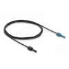 Cabo adaptador de fibra ótica DELOCK 91024 multimodo 2 m, preto/azul, 1 unid.