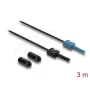 Cabo adaptador de fibra ótica DELOCK 91026, multimodo POF, 3 m, preto/azul, 1 unid.