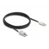 Cabo adaptador de fibra ótica DELOCK 91028 multimodo, 2 m, preto/cinzento
