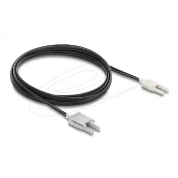 Cabo adaptador de fibra ótica DELOCK 91028 multimodo, 2 m, preto/cinzento