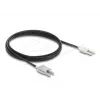 Cabo adaptador de fibra ótica DELOCK 91030, multimodo POF, 3 m, preto/cinzento