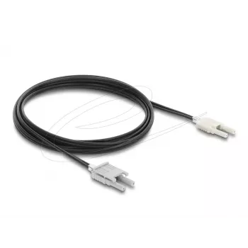 Cabo adaptador de fibra ótica DELOCK 91030, multimodo POF, 3 m, preto/cinzento