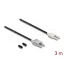 Cabo adaptador de fibra ótica DELOCK 91030, multimodo POF, 3 m, preto/cinzento
