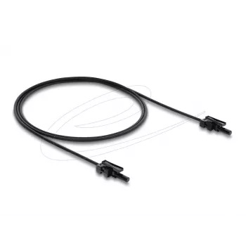Adaptador de fibra ótica DELOCK 91036 multimodo, preto, cabo 100 cm, 1 unid.