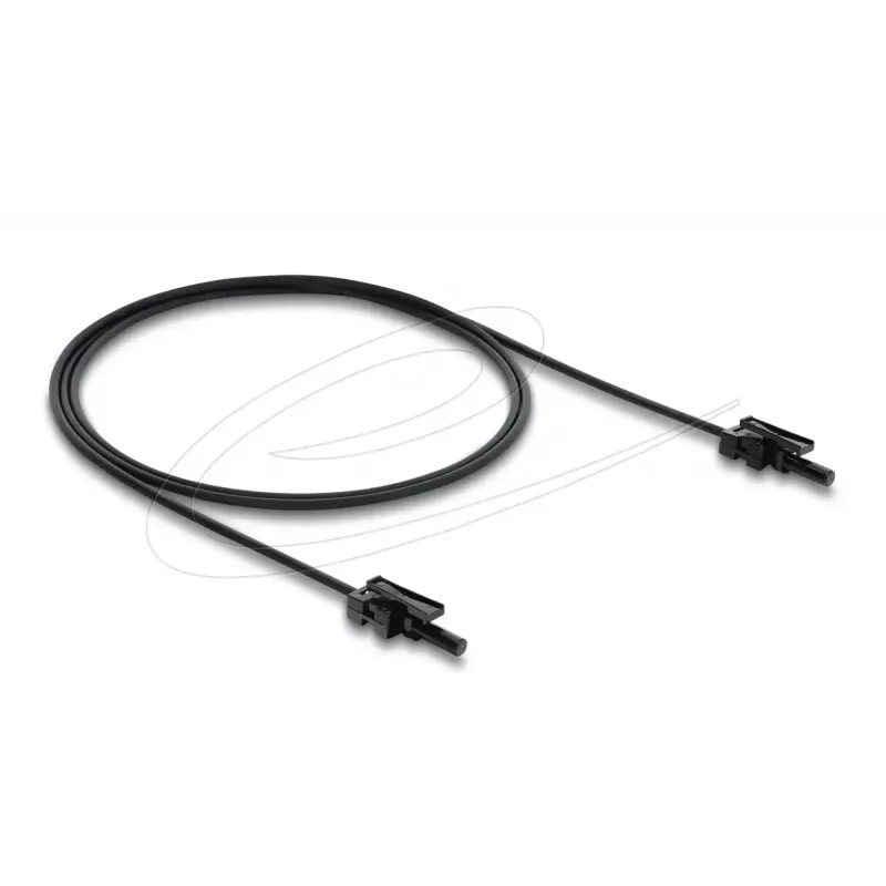 Adaptador de fibra ótica DELOCK 91036 multimodo, preto, cabo 100 cm, 1 unid.