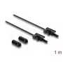 Adaptador de fibra ótica DELOCK 91036 multimodo, preto, cabo 100 cm, 1 unid.