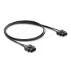 Cabo de patch de fibra ótica DELOCK 91045 POF plástico ST para ST 1 m preto