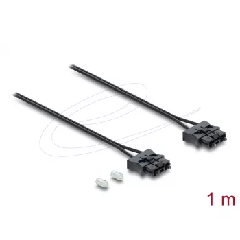 Cabo de patch de fibra ótica DELOCK 91045 POF plástico ST para ST 1 m preto