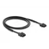 Cabo de patch servo de fibra ótica POF de plástico DELOCK ST para ST 1 m, preto