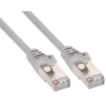 Cabo de patch InLine SF/UTP Cat.5e cinzento 15 m