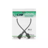 InLine extensão de alimentação, C13 / C14, preto, 0,75m, 0,75 m, ficha C14, tomada C13, H05VV-F, 250 V
