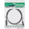 Cabo InLine FireWire 400 para 800 1394b (ficha 4/9 pinos, 1,8 m), preto