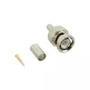 Ficha BNC de cravar InLine para cabo de vídeo RG59, bronze, 7 g, 70 mm, 123 mm, 15 mm, 9 g