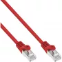 Cabo de patch InLine F/UTP Cat.5e vermelho 5 m, 5 m, Cat5e, F/UTP (FTP), RJ-45, RJ-45, vermelho
