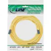 Cabo de patch InLine S/FTP PiMF Cat.6A sem halogéneos 500MHz amarelo 10 m