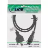 Cabo de alimentação InLine Type-F alemão / ficha para portátil 
