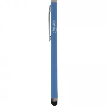 Caneta stylus InLine 55467B para ecrãs táteis azul