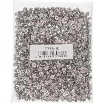 Parafusos InLine para HDD/SSD de 3,5 polegadas, 3mm, cabeça chata, prateado, pack de 1000 unid.
