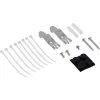Caixa de consolidação de secretária InLine 8x Keystone RJ45, metal, preto RAL9005