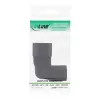 Adaptador de alimentação InLine IEC 60320 C14/C13, angular esquerda/direita, dispositivo IEC de 3 polos