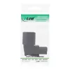 Adaptador de alimentação InLine IEC 60320 C14 / C5, angular para cima/baixo, dispositivo IEC de 3 polos