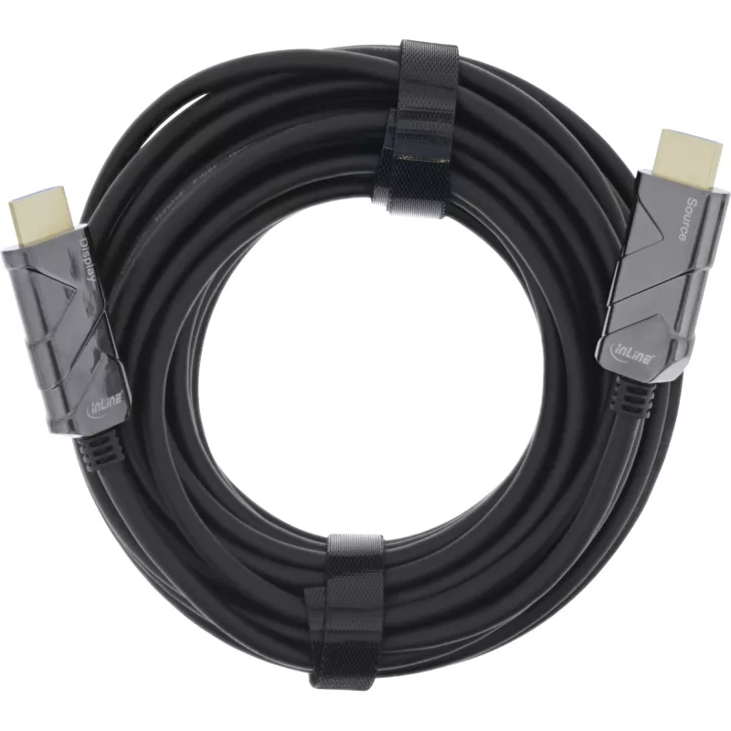 Cabo HDMI AOC InLine, cabo HDMI Ultra High Speed, 8K4K, preto, 25m