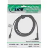 Cabo de carregamento InLine USB-C para portátil BenQ/ASUS (redondo/pequeno), 2m