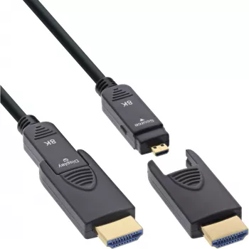 Cabo HDMI AOC InLine, HDMI Ultra High Speed, 8K4K, ficha removível, 20m