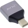Adaptador de cabo InLine 17291C DisplayPort Mini DisplayPort cinzento, preto