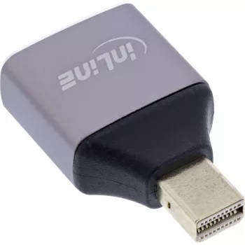 Adaptador de cabo InLine 17291C DisplayPort Mini DisplayPort cinzento, preto