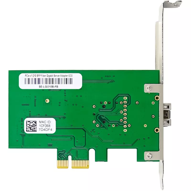 Placa de rede interna InLine 51125N fibra ótica 1000 Mbit/s PCI Express