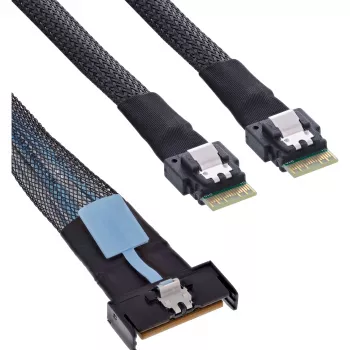 Cabo Serial Attached SCSI (SAS) InLine 27663B 0,75 m 32 Gbit/s