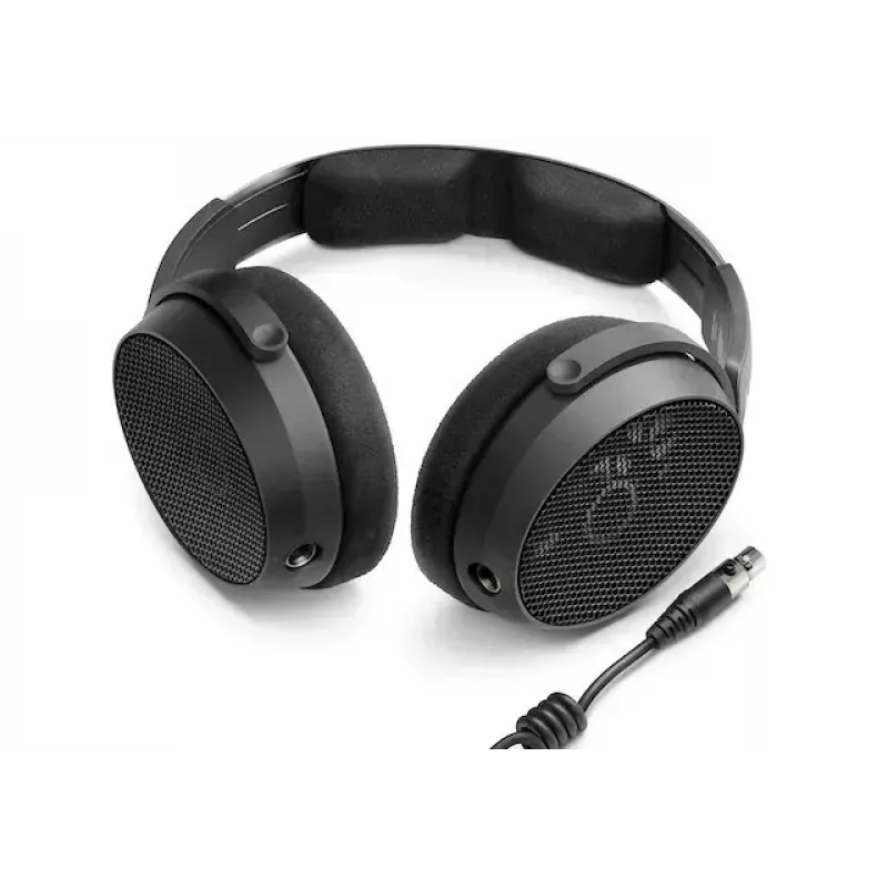Auscultadores de estúdio com fios over-ear Sennheiser HD 490 PRO PLUS — acústica aberta, drivers de 38 mm, 130 Ω, cabo de 1,8 m, dobráveis, preto