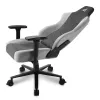 Cadeira gaming Sharkoon SKILLER SGS30 revestimento em tecido preto cinzento