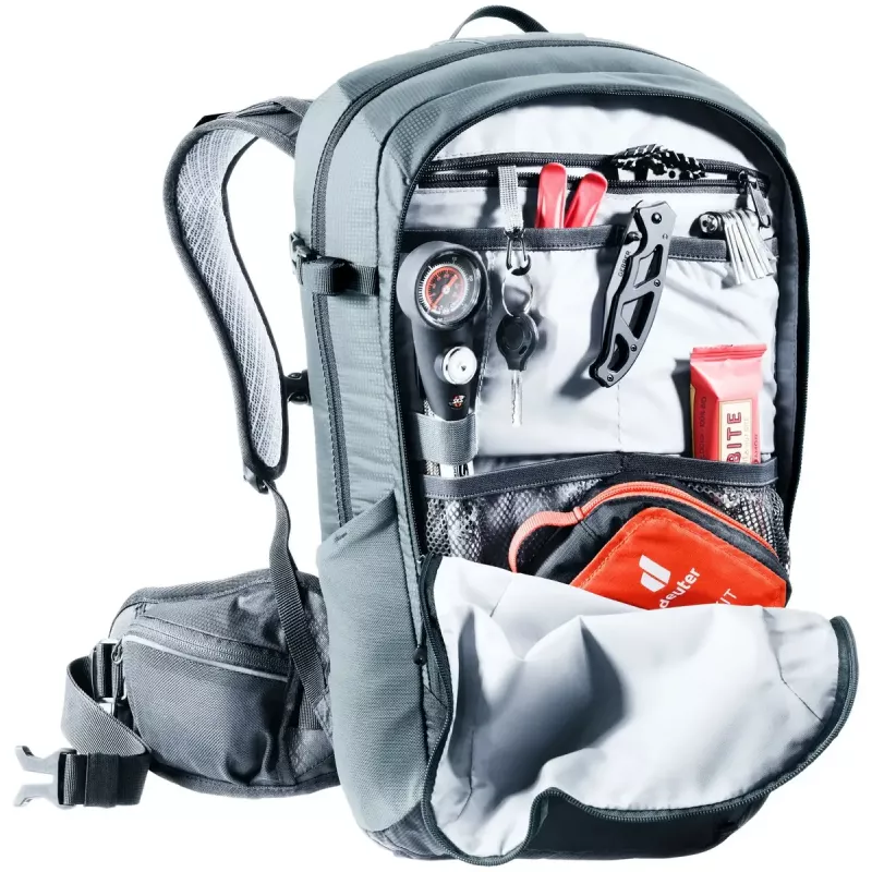 Mochila de bicicleta Deuter Flyt 12 SL cinzento poliamida poliéster