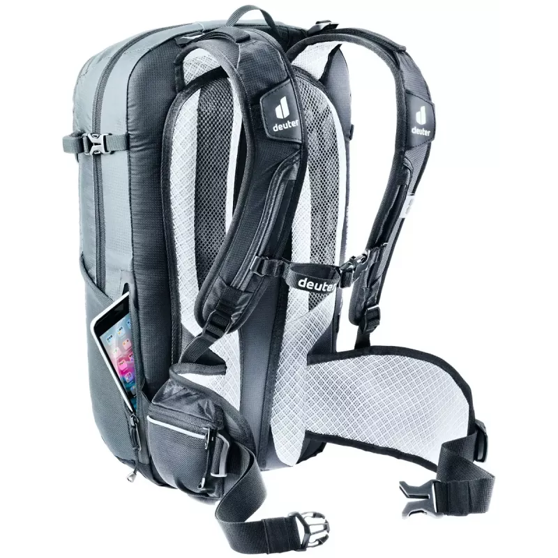 Mochila de bicicleta Deuter Flyt 12 SL cinzento poliamida poliéster