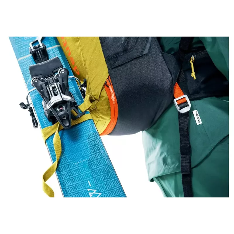 Mochila de avalanche DEUTER Alproof Lite 22 – 22 L, curcuma/preto, leve, fiável
