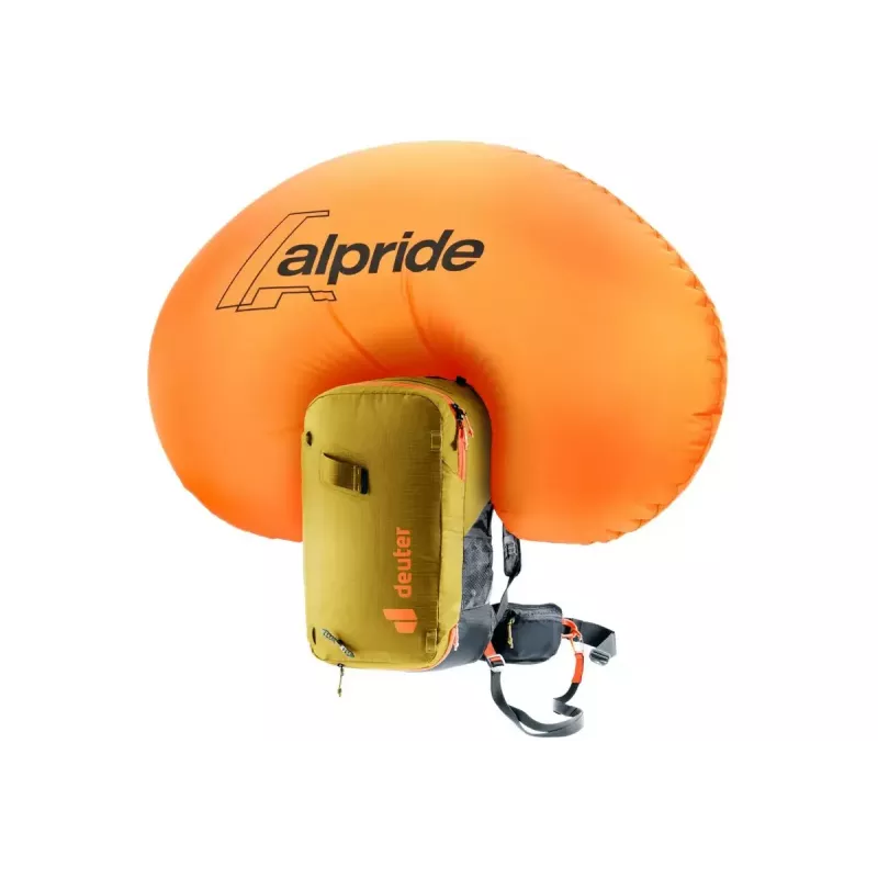 Mochila de avalanche DEUTER Alproof Lite 22 – 22 L, curcuma/preto, leve, fiável