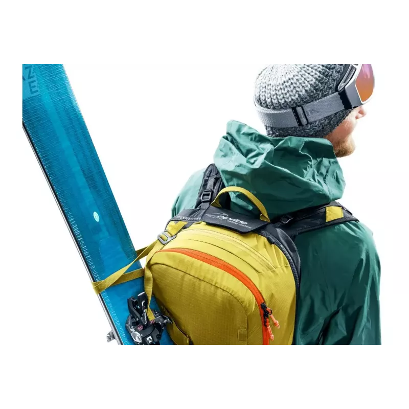 Mochila de avalanche DEUTER Alproof Lite 22 – 22 L, curcuma/preto, leve, fiável