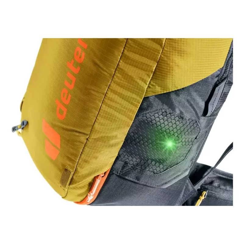 Mochila de avalanche DEUTER Alproof Lite 22 – 22 L, curcuma/preto, leve, fiável